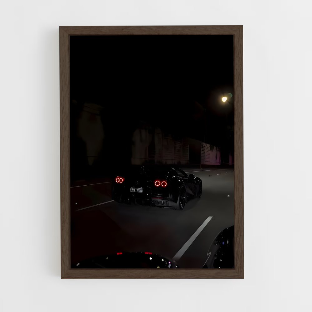 Poster Nuit Mécanique – affiche Ferrari (vue 5)